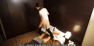 ZENRA SUBTITLED JAPANESE AV - Japanese hotel massage gone wrong Subtitled i...