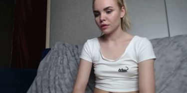 First Anal - Blonde Russian girl